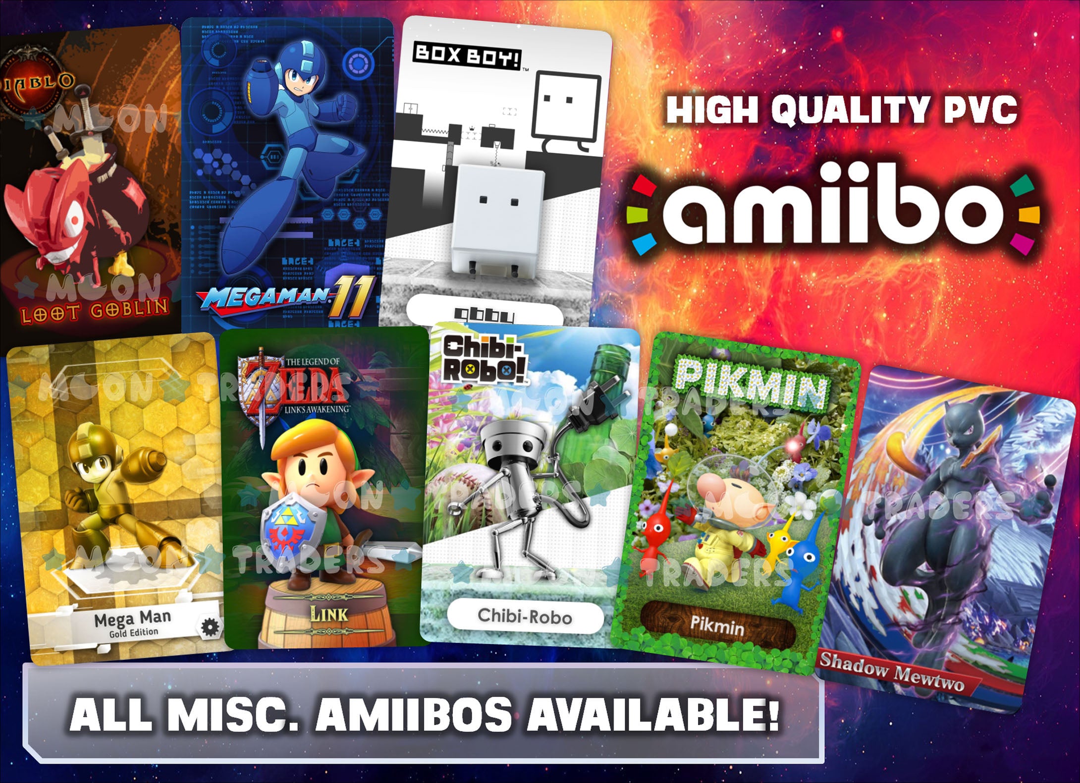 Any Misc. Amiibo Cards – ShopMoonTraders