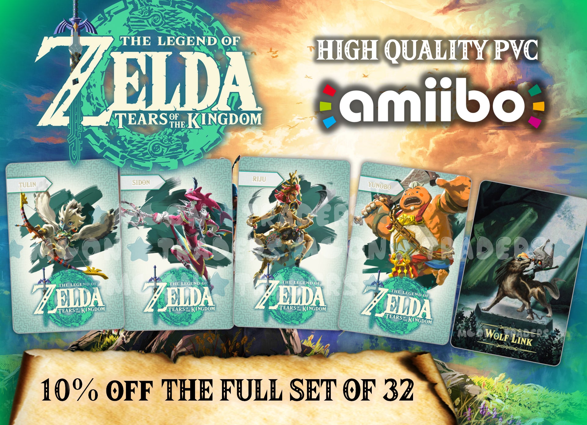 Legend of Zelda: Tears of the Kingdom Amiibo Cards – ShopMoonTraders