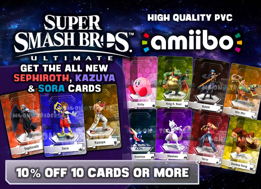 Super Smash Bros Amiibo Cards