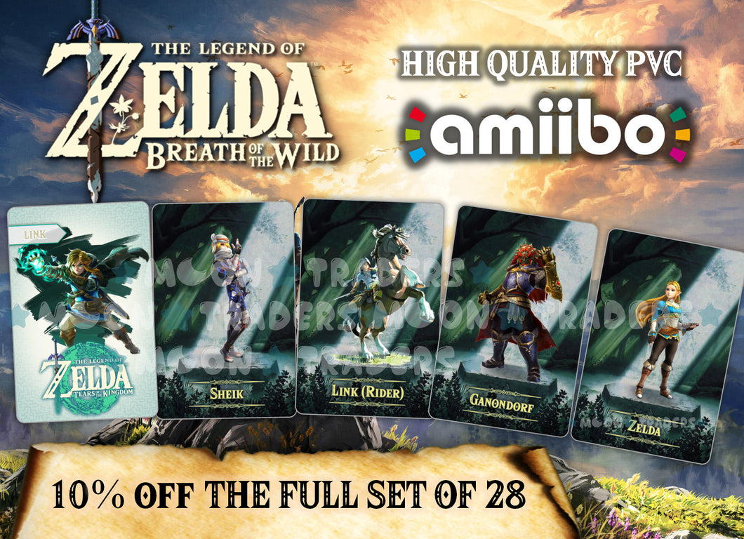 Legend of Zelda: Breath of the Wild Amiibo Cards