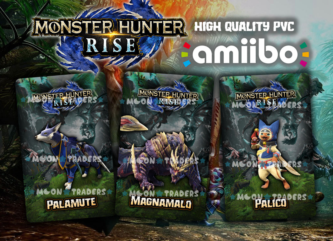 Monster Hunter Rise Amiibo Cards