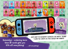 Load image into Gallery viewer, Animal Crossing SERIES 5 Amiibo Cards - New Horizons