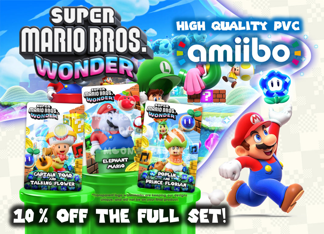 Super Mario Bros Wonder Amiibo Cards – ShopMoonTraders