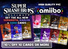 将图片加载到图库查看器，Super Smash Bros Amiibo Cards
