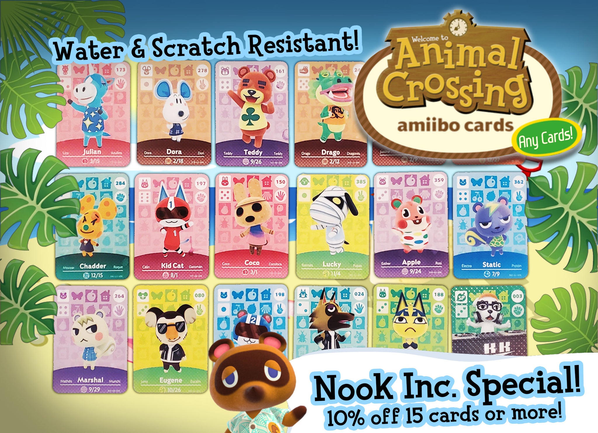 Animal Crossing SERIES 5 Amiibo Cards