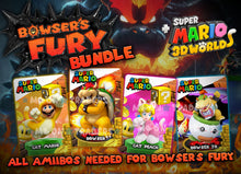 Cargar imagen en el visor de la galería, Bowser&#39;s Fury Amiibo Cards
