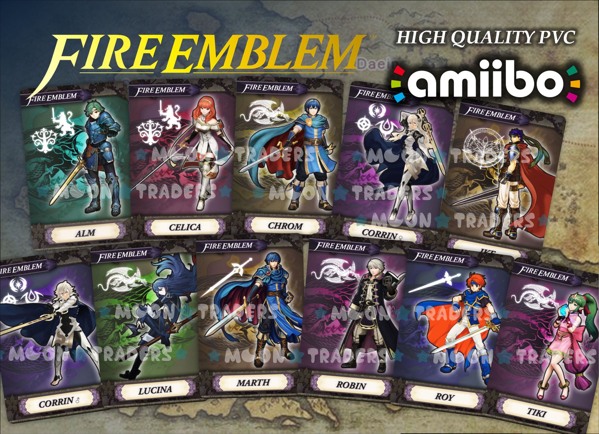 ファイアーエムブレム amiiboカードセット Fire Emblem Amiibo Cards – ShopMoonTraders