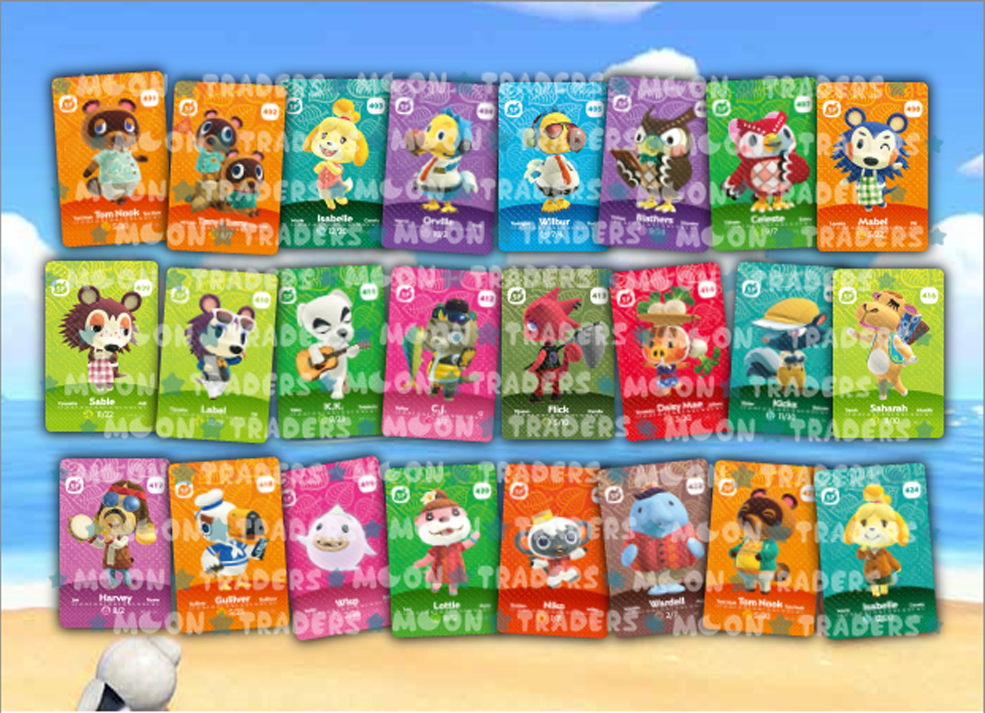 Animal Crossing SERIES 5 Amiibo Cards