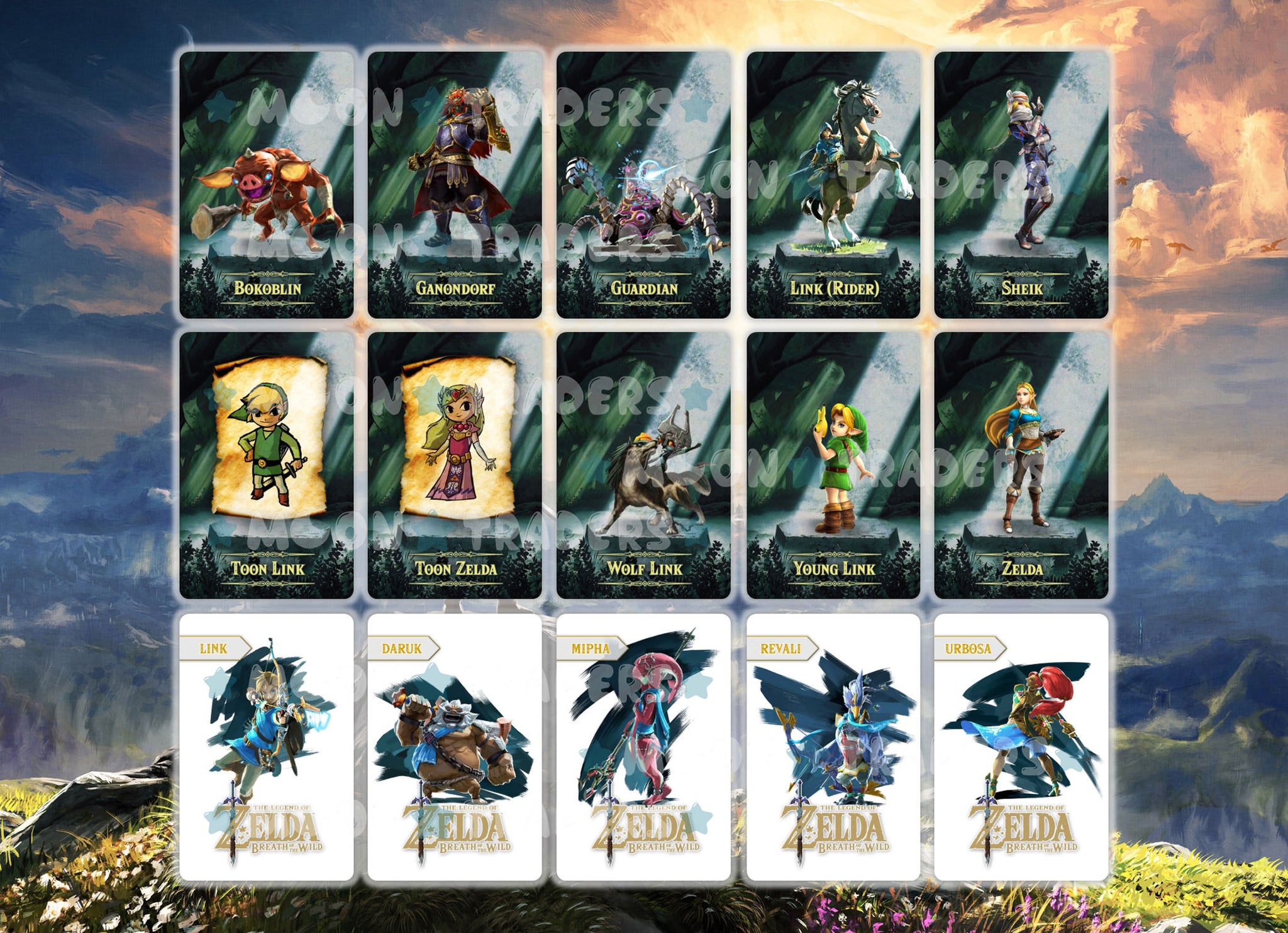 Legend of Zelda: Breath of the Wild Amiibo Cards – ShopMoonTraders