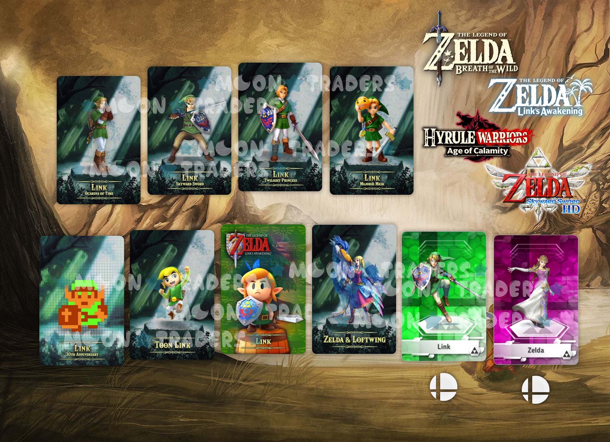 Lot Rare Amiibo Zelda Breath Of The Wild - Collection Privée - Neufs Sous Blister